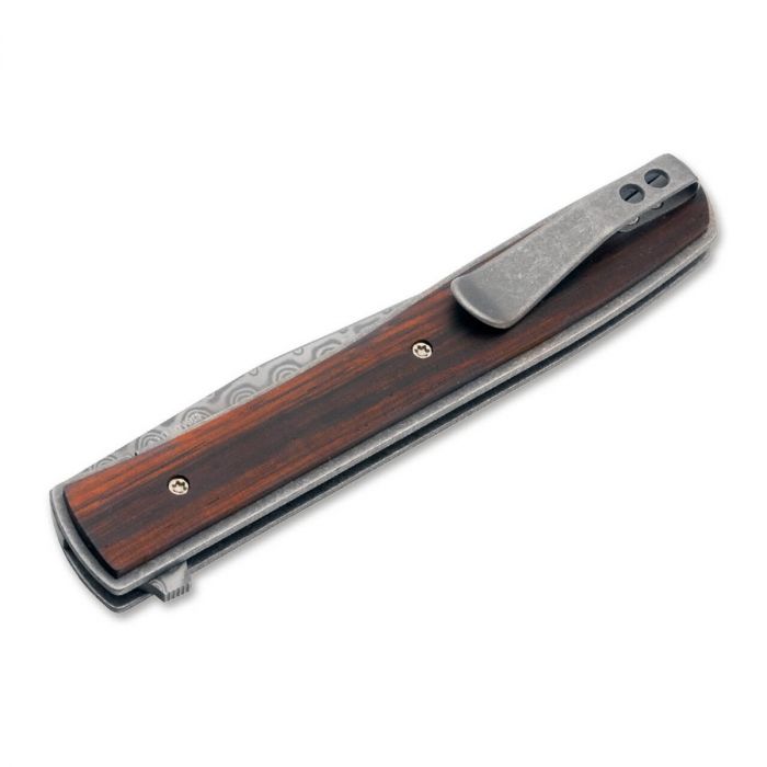 Складной нож Boker Urban Trapper cocobolo damascus, сталь дамаск, рукоять кокоболо