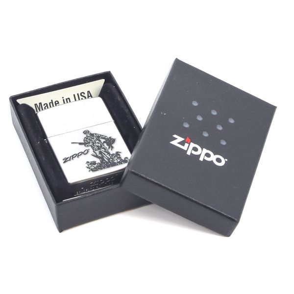 Зажигалка ZIPPO Duck Hunting, с покрытием Satin Chrome™, латунь/сталь, серебристая, 36x12x56 мм