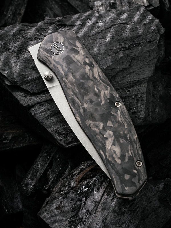 Складной нож WE Knife Esprit Marble Carbon, CPM 20CV