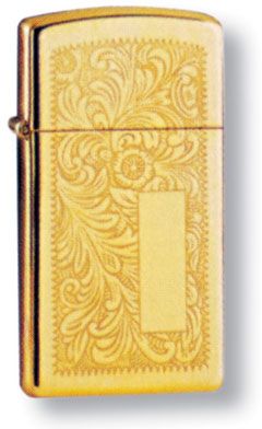 Зажигалка ZIPPO High Polish Brass, латунь, золотистый, глянцевая, 30х55х10 мм