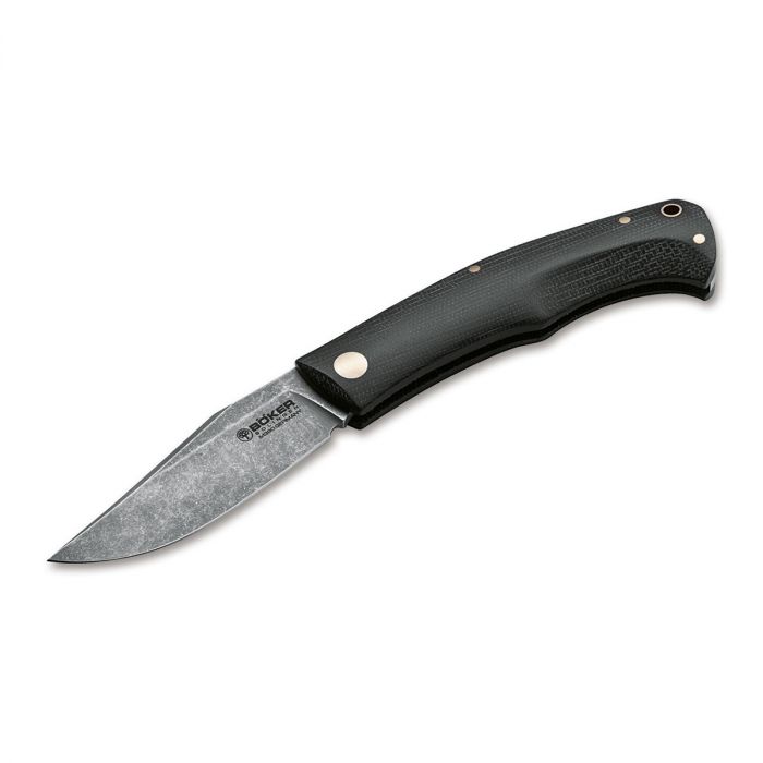 Складной нож Boker Boxer EDC Black, сталь M390, рукоять микарта