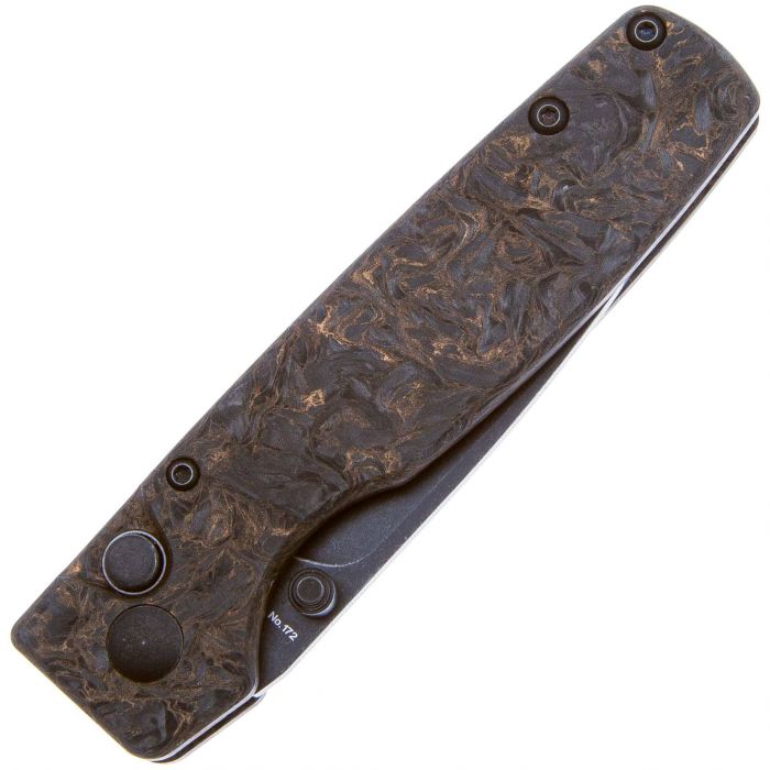 Складной нож Kizer Original blackwash, сталь CPM-20CV, рукоять карбон