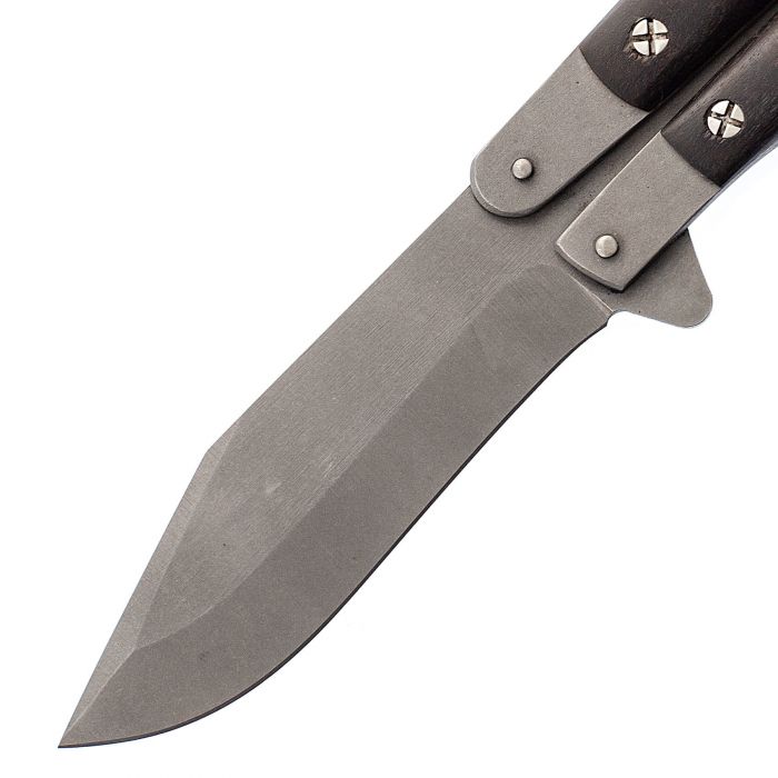 Нож Офицерский-2, сталь 65х13, граб
