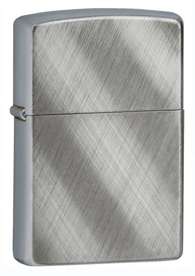 Зажигалка ZIPPO Classic с покрытием Brushed Chrome, латунь/сталь, серебристая, мат., 36x12x56 мм