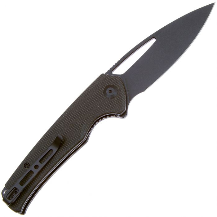 Складной нож Sencut Mims, сталь 9Cr18MoV, рукоять canvas micarta, black/dark green