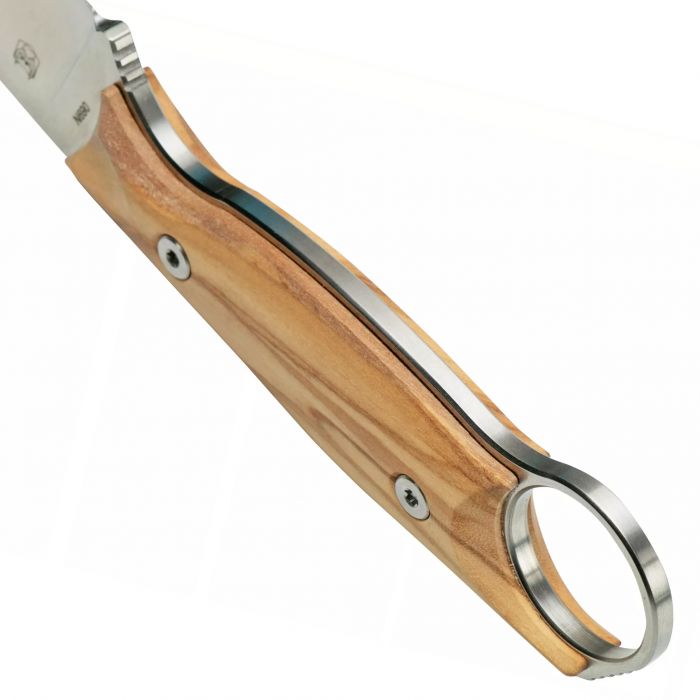 Нож RealSteel Furrier Harpoon, сталь N690, рукоять Olive Wood