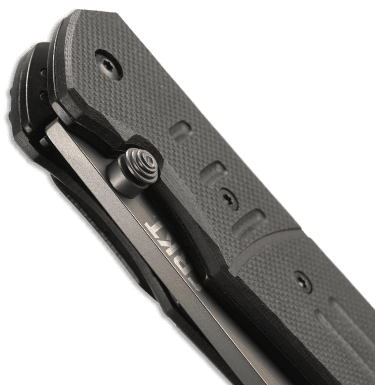 Полуавтоматический складной нож Ignitor T Veff Serrations™, CRKT 6865, сталь 8Cr14MoV Titanium Nitride, рукоять стеклотекстолит G10