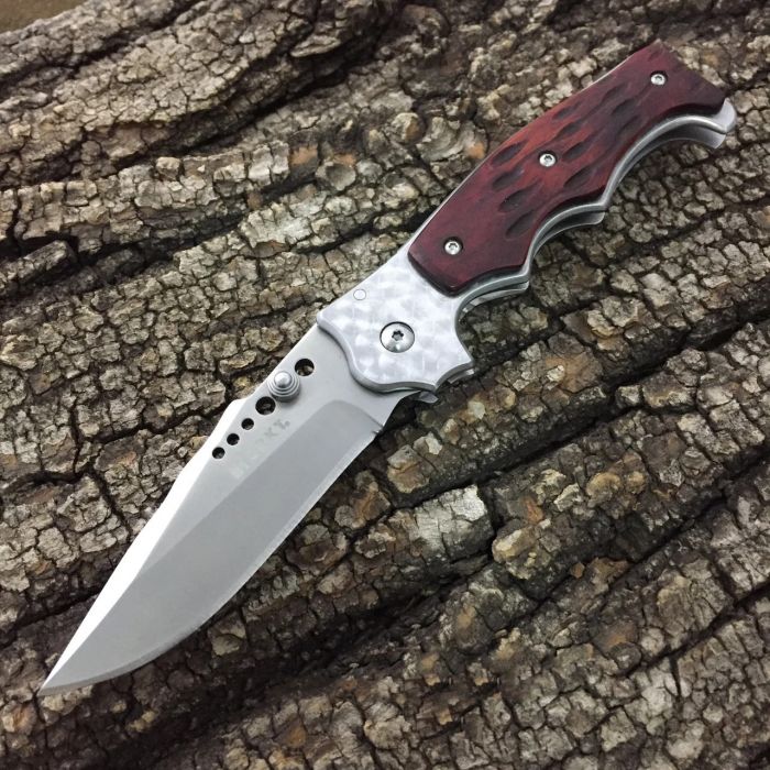 Полуавтоматический складной нож Natural 2 Jig Bone, CRKT 7080J, сталь 8Cr13MOV, рукоять кость, коричневый