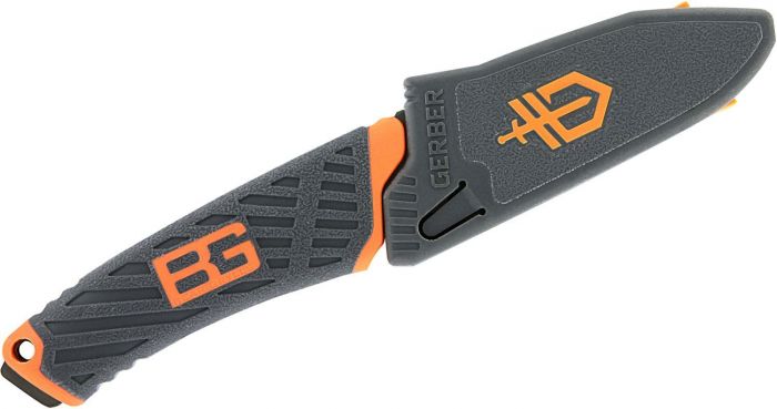 Нож Gerber Bear Grylls Compact Fixed Blade, сталь 7Cr17MoV, рукоять термопластик GRN