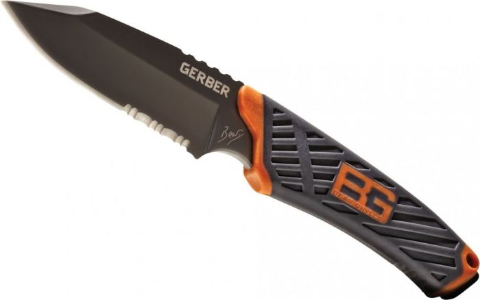 Нож Gerber Bear Grylls Compact Fixed Blade, сталь 7Cr17MoV, рукоять термопластик GRN