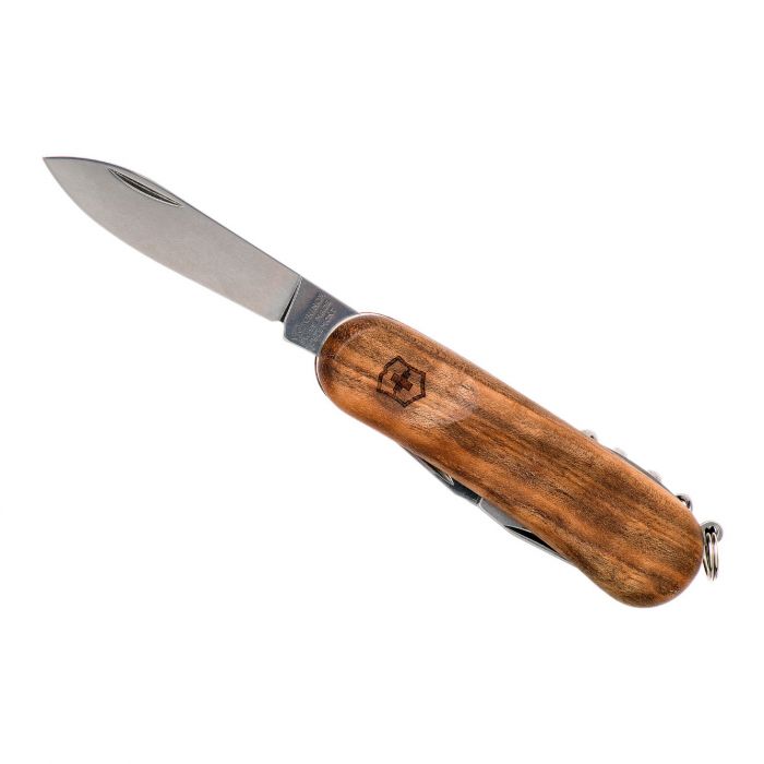 Нож перочинный Victorinox EvoWood 10, сталь X50CrMoV15, рукоять ореховое дерево, коричневый