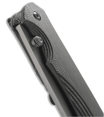 Полуавтоматический складной нож Incendor Veff Flat Top Serrations®, CRKT 6875, сталь 8Cr13MoV Titanium Nitride Combo Edge, рукоять стеклотекстолит G10