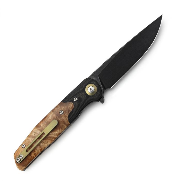 Складной нож Bestech Knives ASCOT, сталь 14C28N, carbon/G10/древесина