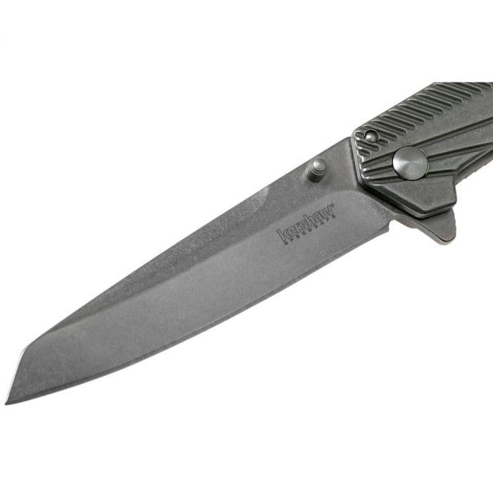 Полуавтоматический складной нож Kershaw Topknot, сталь 8Cr13MoV, рукоять нержавеющая сталь