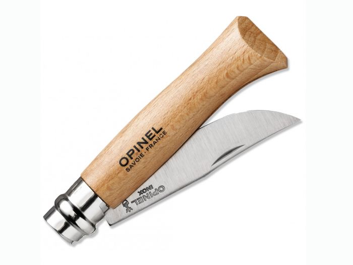 Складной Нож Opinel Stainless steel №8, нержавеющая сталь Sandvik 12C27, бук, 123080