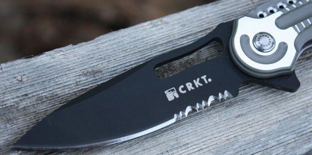 Складной нож CRKT Ikoma Sampa Black, сталь AUS-8, рукоять алюминиевый сплав