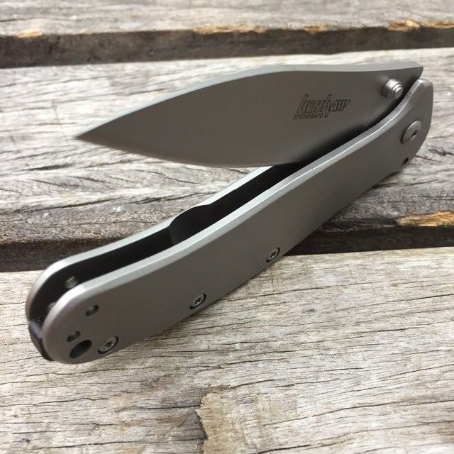 Складной нож Zing SS KERSHAW 1730SS, лезвие сталь 8Cr13MoV, рукоять нержавеющая сталь