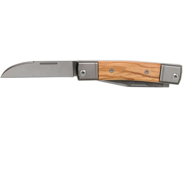 Складной нож LionSteel BestMan Two blades, сталь M390, рукоять Olive