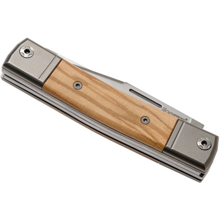 Складной нож LionSteel BestMan Two blades, сталь M390, рукоять Olive