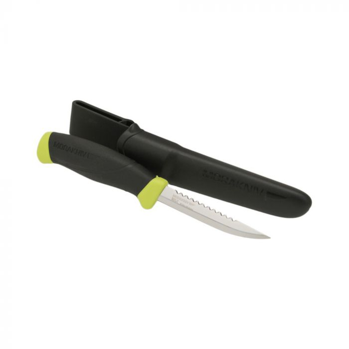 Нож с фиксированным лезвием Morakniv Fishing Comfort Scaler 098, сталь Sandvik 12C27, рукоять резина/пластик