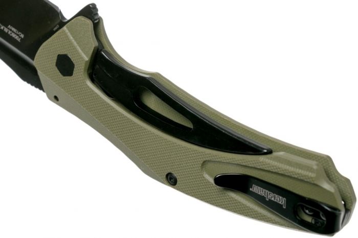 Складной нож Kershaw Natrix XL OD Green 7008OLBLK, сталь 8Cr13MoV, рукоять G-10