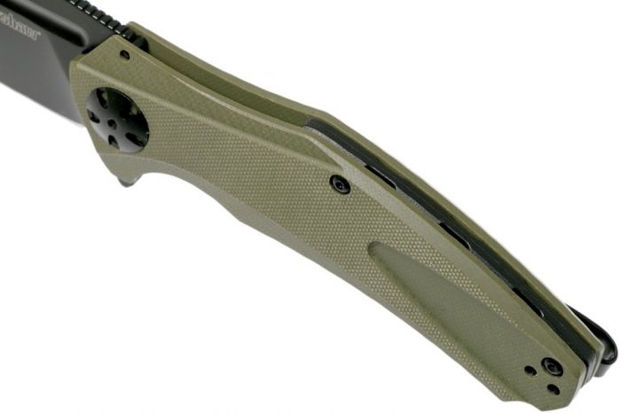 Складной нож Kershaw Natrix XL OD Green 7008OLBLK, сталь 8Cr13MoV, рукоять G-10