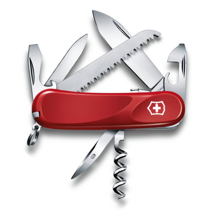 Нож перочинный Victorinox Evolution S13, сталь X50CrMoV15, рукоять нейлон, красный