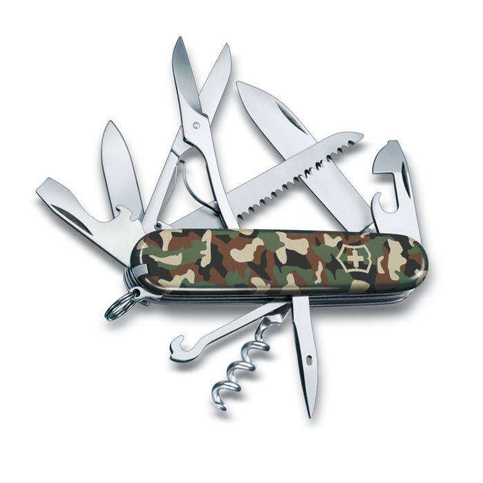 Нож перочинный Victorinox Huntsman, сталь X55CrMo14, рукоять Cellidor®, камуфляж