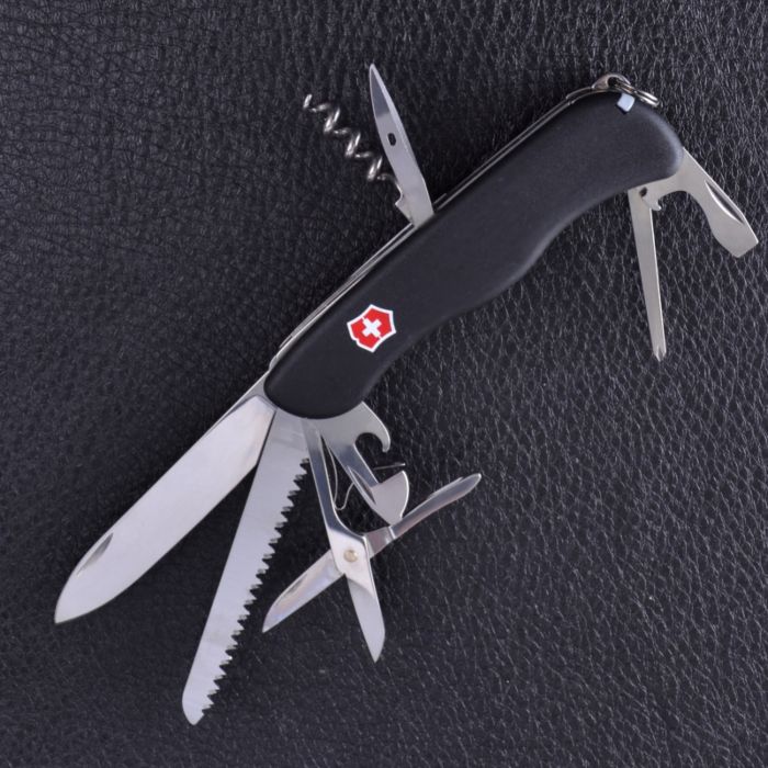 Нож перочинный Victorinox Outrider, сталь X50CrMoV15, рукоять нейлон, черный