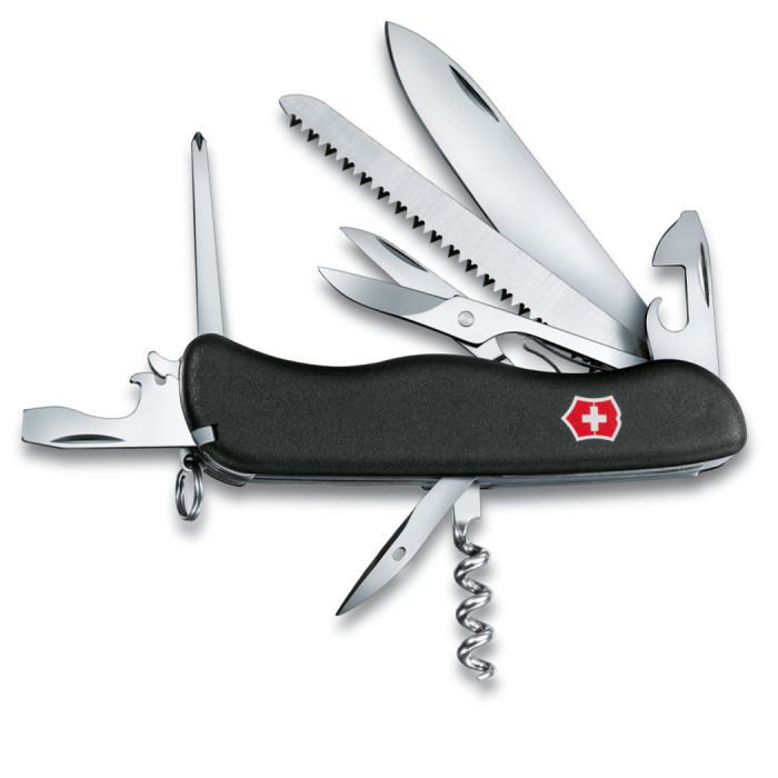 Нож перочинный Victorinox Outrider, сталь X50CrMoV15, рукоять нейлон, черный