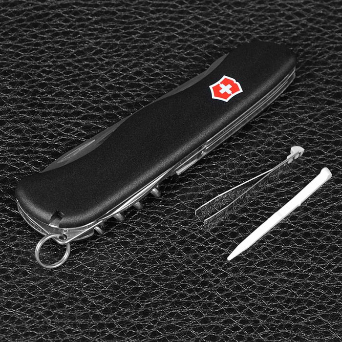 Нож перочинный Victorinox Picknicker, сталь X55CrMo14, рукоять Cellidor®, черный