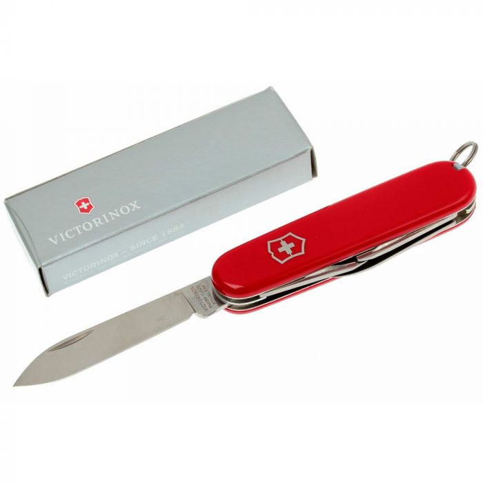 Нож перочинный Victorinox Recruit, сталь X55CrMo14, рукоять Cellidor®, красный