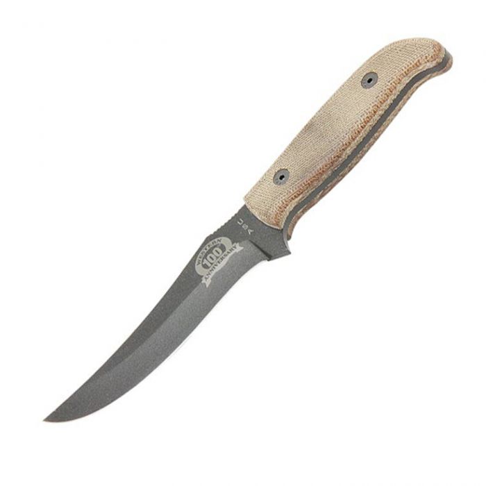 Нож с фиксированным клинком Camillus Western Skinner, сталь 1095 Carbon Steel, рукоять Микарта