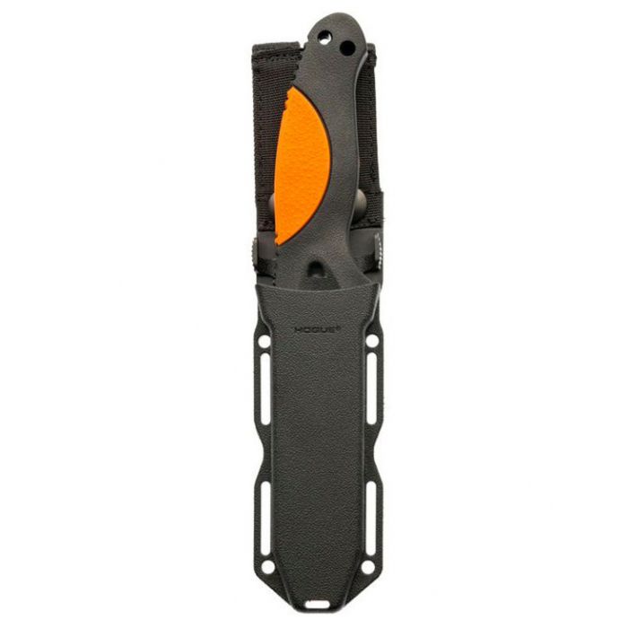 Нож с фиксированным клинком Hogue EX-F02 Black Tanto, сталь A2 Tool Steel, рукоять термопластик GRN, чёрно-оранжевый