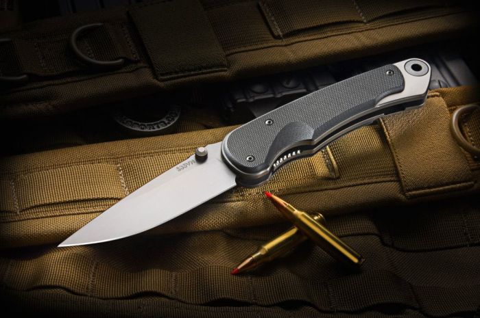 Нож складной Spartan Blades Akribis Meteorite Grey, сталь CPM-S35VN, рукоять титан/карбон