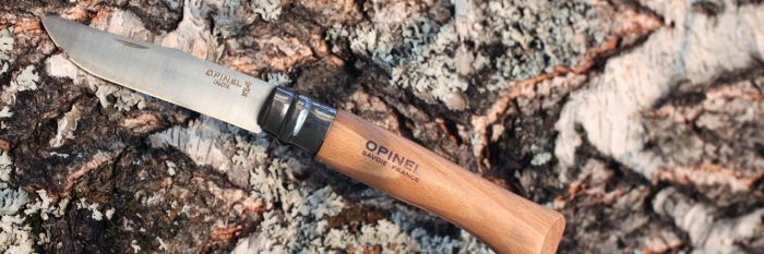 Складной Нож Opinel Stainless steel №8, нержавеющая сталь Sandvik 12C27, бук, 123080