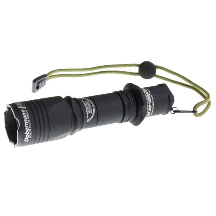 Фонарь светодиодный тактический Armytek Dobermann XP-L, 1120 лм, теплый свет